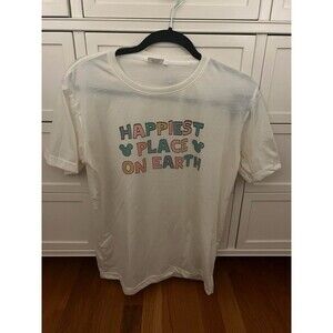 Women Disney world happiest place on earth shirt